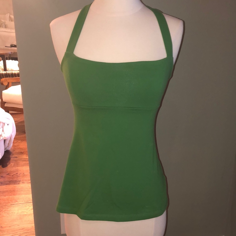 Susana Monaco XS Kelly Green Halter Top